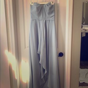 Size 6 silver blue David’s bridal dress